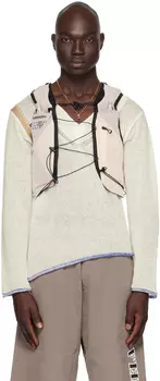 Бежевый жилет Salomon Edition MM6 Maison Margiela