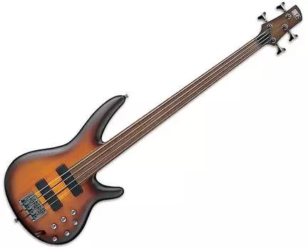 Безладовая электрическая бас-гитара Ibanez SRF700BBF Portamento - Brown Burst Flat