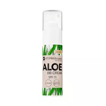 Безмасляный увлажняющий тонирующий крем Bb Cream Aloe Spf 15 Bell Hypoallergenic, цвет honey