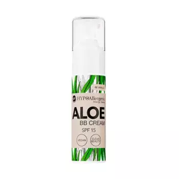 Безмасляный увлажняющий тонирующий крем Bb Cream Aloe Spf 15 Bell Hypoallergenic, цвет vanilla