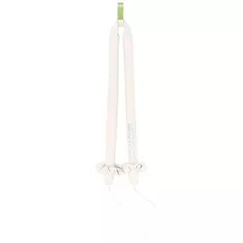 Безопасная повязка на голову Coolcurl с бигуди из микрофибры с эффектом памяти для длинных волос — белая, Glov