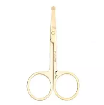 Безопасные золотые детские ножницы для носа и ушей Deni Carte
