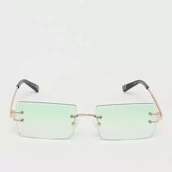 Безрамочные солнцезащитные очки Karl Kani, цвет gold/green gardient