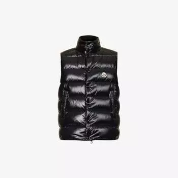Безрукавка с логотипом tibb Moncler, черный