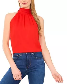 Безрукавка с высоким воротом CeCe, красный