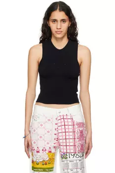 Безрукавный свитер Marine Serre, черный