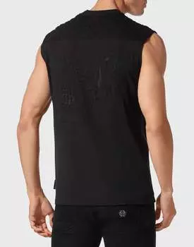 Безрукавный топ Snake PHILIPP PLEIN, черный