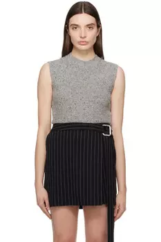 Безрукавный жилет Ami Paris, серый