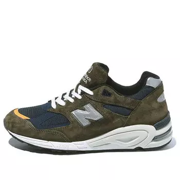 Безумие кроссовок x 990v2 New Balance, зеленый