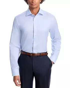 Безупречная полосатая сорочка Canali, синий