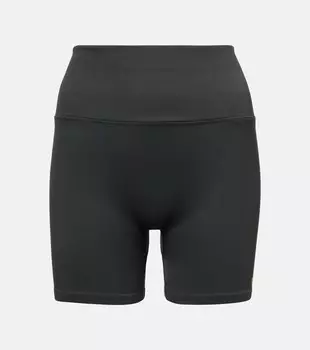Безупречные ребристые велосипедки Favorite Alo Yoga, Charcoal Green