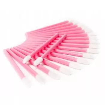 Безворсовые бархатные аппликаторы для ресниц и теней для губ, 50 шт., CocoSpa