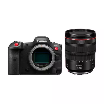 Беззеркальный фотоаппарат Canon EOS R5 C, RF24-105мм f/4L IS USM, Черный