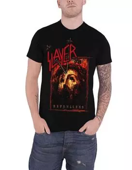 Безжалостная футболка Slayer, черный
