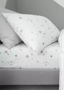 Bianca Fine Linens Простыня на подгонке Stars, серебрянный