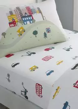 Bianca Fine Linens Простыня Transport из хлопка на подкладке, белый