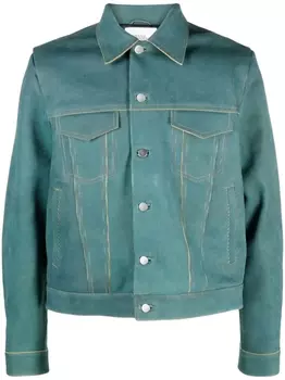 Bianca Saunders куртка Larda в полоску, синий