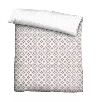 Biberna 0636045 Сатиновое постельное белье Mako GRAPHIC - MIX & MATCH цвет: серо-коричневый, размер: 1x 135x200 см + 1x 80x80 см