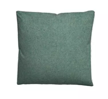 Biberna 0840500 меланжевая фланелевая наволочка UNI цвет: тростниково-зеленый, размер: 1x 80x80 см