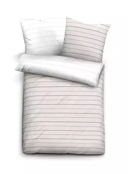 Biberna Mako сатиновое постельное белье "STRIPES - MIX & MATCH" TAUPE 40х80 см