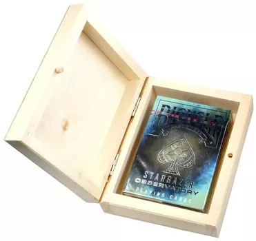 BICYCLE STARGAZER OVSERVATORY 1 КОЛОДА Игральные карты в деревянной коробке*