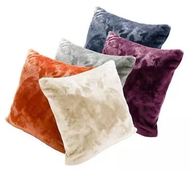 Biederlack декоративная подушка, декоративная подушка, чехол на подушку 50 х 50 см, блестящий цвет, подушка серебро