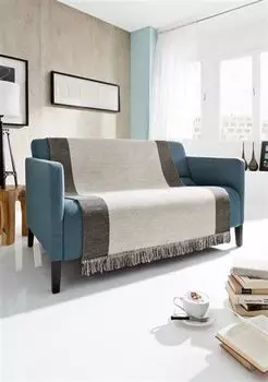 Biederlack жаккардовое шерстяное одеяло приятное одеяло 100 x 200 см хлопковый чехол S&P бежевый