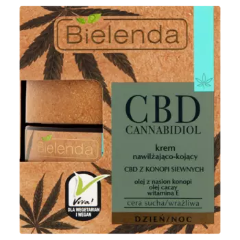 Bielenda CBD Cannabidiol увлажняющий и успокаивающий крем для лица, 50 мл