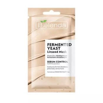 Bielenda Fermented Yeast Linseed Mask Нормализующая маска с биоактивной дрожжевой закваской 8г