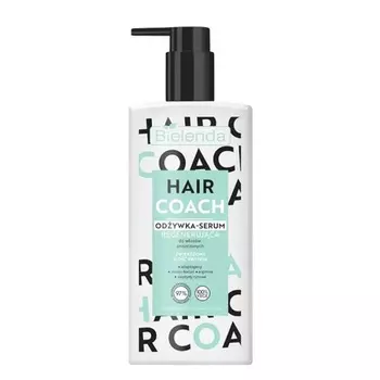 Bielenda Hair Coach Восстанавливающая сыворотка-кондиционер для поврежденных/сухих волос, веганская