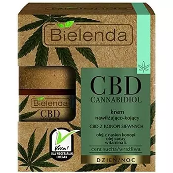 Bielenda HEMP Увлажняющий успокаивающий крем для лица для сухой и чувствительной кожи 50мл