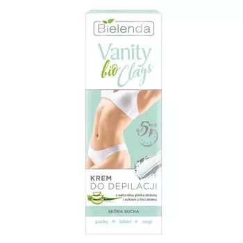 Bielenda Крем для депиляции Vanity Bio Clays с зеленой глиной 100мл