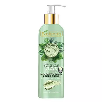 Bielenda Паста для умывания Botanical Clays с зеленой глиной 190г