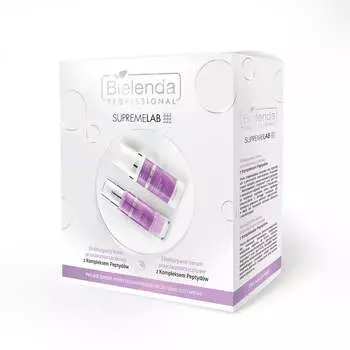 Bielenda Professional Набор SupremeLab Pro Age Expert: эксклюзивный крем против морщин с пептидным комплексом 50мл + эксклюзивная сыворотка против морщин с пептидным комплексом 30мл