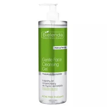 Bielenda Professional, Нежный очищающий гель для лица, 500г
