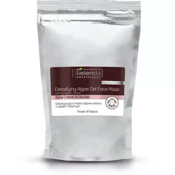 Bielenda Professional Power Of Nature детоксицирующая гелевая маска из водорослей с активированным углем 190г
