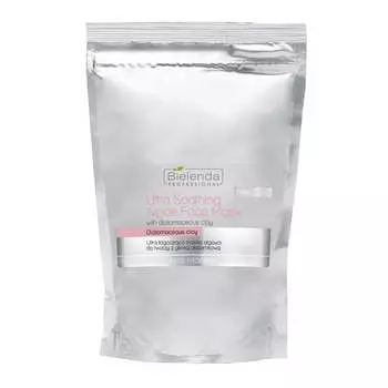 Bielenda Professional Ultra Soothing Algae Face Mask ультра-успокаивающая маска для лица из водорослей с диатомовой глиной 190г