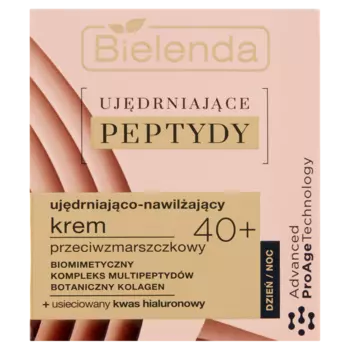 Bielenda Ujdrniajce Peptydy укрепляющий и увлажняющий крем для лица против морщин 40+, 50 мл