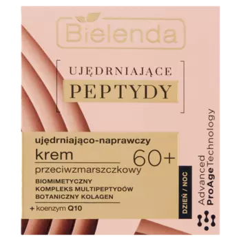 Bielenda Ujdrniajce Peptydy укрепляющий и восстанавливающий крем для лица против морщин 60+, 50 мл