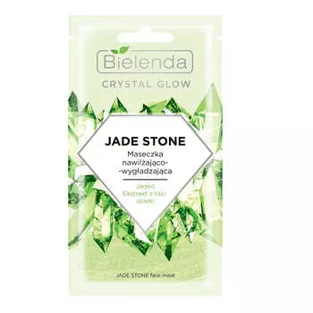 Bielenda Увлажняющая и разглаживающая маска Crystal Glow Jade Stone 8г
