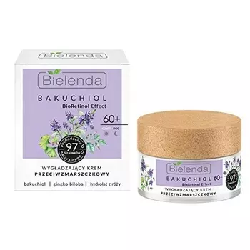 Bielende Разглаживающий крем против морщин 60+ для дня и ночи 50мл, Bielenda