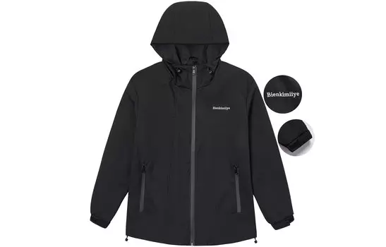 BIENKIMIIYE куртка унисекс, Черный