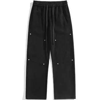 BIENKIMIIYE Повседневные брюки унисекс, Черный