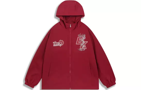 BIENKIMIIYE в национальном стиле, китайская красная традиционная ручная роспись, логотип, буквенная печать, с капюшоном, свободная куртка на плечах, куртка одинакового стиля для мужчин и женщин, цвет Charcoal Gray