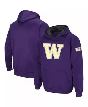 Big Boys Фиолетовый пуловер с капюшоном и большим логотипом Washington Huskies Colosseum, фиолетовый
