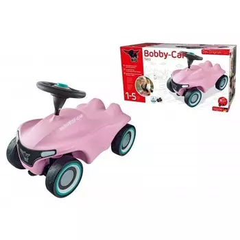 BIG Pink Push Ride On Bobby Car Neo Pink для детей