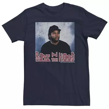 Big & Tall Boyz в футболке The Hood Cube Slice Licensed Character, темно-синий