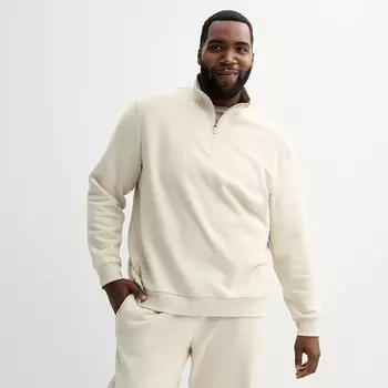 Big & Tall Tek Gear с молнией на четверть, цвет Ladd Beige