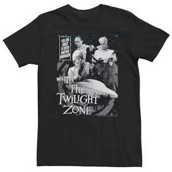 Big & Tall Twilight Zone собирается войти в футболку другого измерения Licensed Character