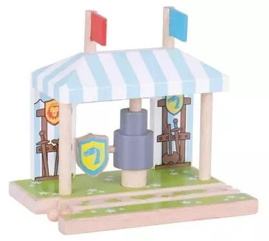 Bigjigs Toys, снаряжение для Рыцарского дуэльного поезда